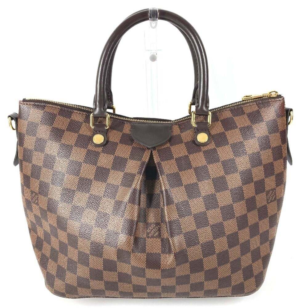 LOUIS VUITTON Authentic Brown Damier Canvas Tote Bag - Picture 2 of 16